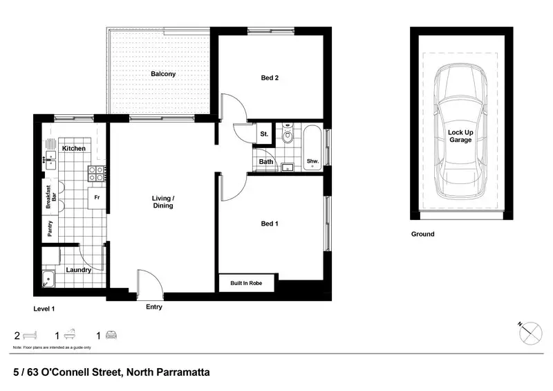 5/63 O'Connell Street, North Parramatta Leased by Raine & Horne Newtown - image 1